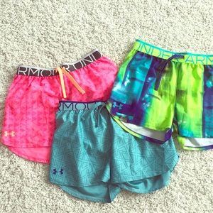 Under Armour youth athletic shorts.